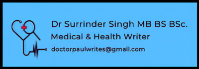 Dr Surrinder Paul Singh Writes